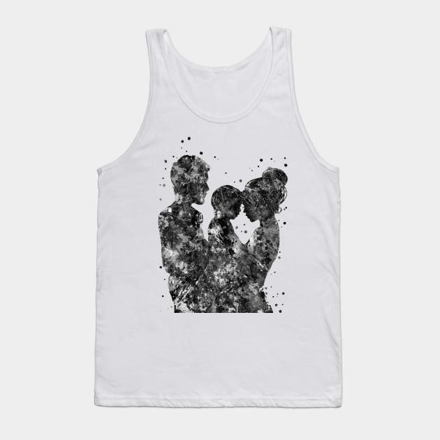 Mother father and son, family Tank Top by RosaliArt